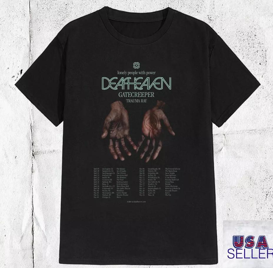 

Футболка Deafheaven Band Gatecreeper Tour 2025, размеры S-4XL M