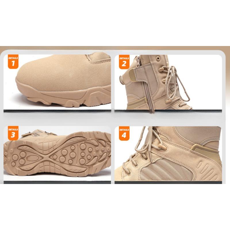 High-top Shoes Desert Boots Breathable Soft-soled Outdoor Training Boots Wear-resistant and Anti-slip Boots
