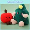 Christmas Tree Snowman Apple Plush Toy Gift For Girls With Pp Cotton Material For Holiday Decor