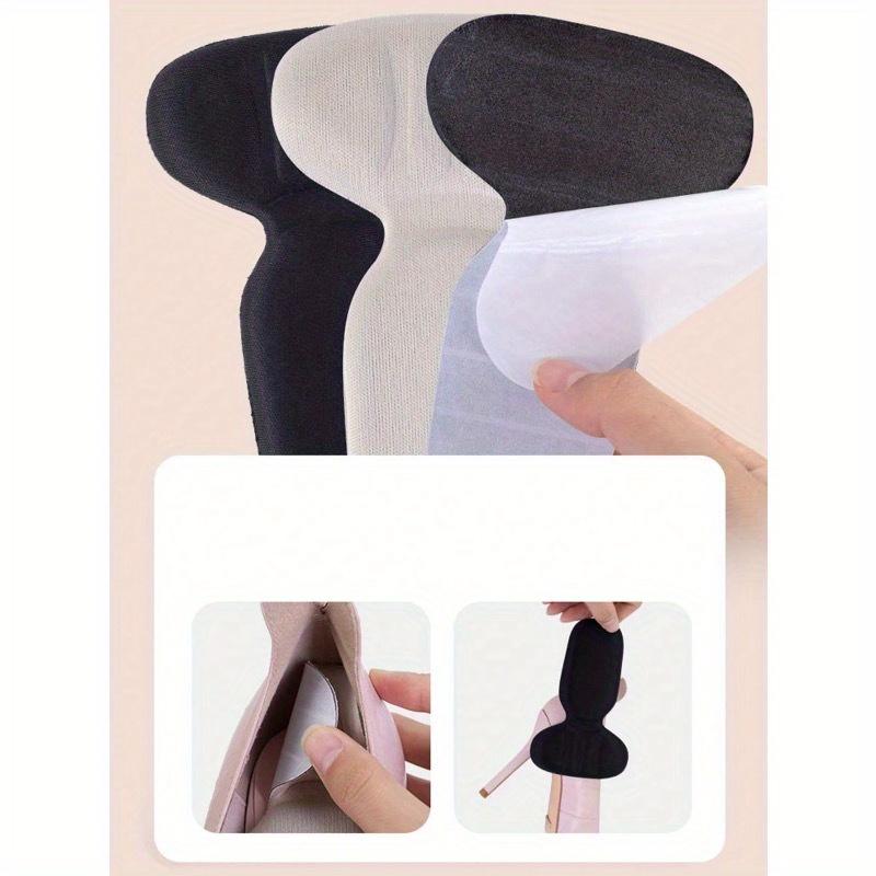 1 Pair T-Shaped Foam Heel Grips, Thickened Anti-Slip & Friction Resistant High Heel Insoles For Women High Heels Women Pumps And Men Sneakers Shoes
