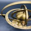 Messing Armillarsphäre mit Pfeil Nautisches Astrolabium Geschenk Tischdeko Marine Armillarsphäre 22,86 cm