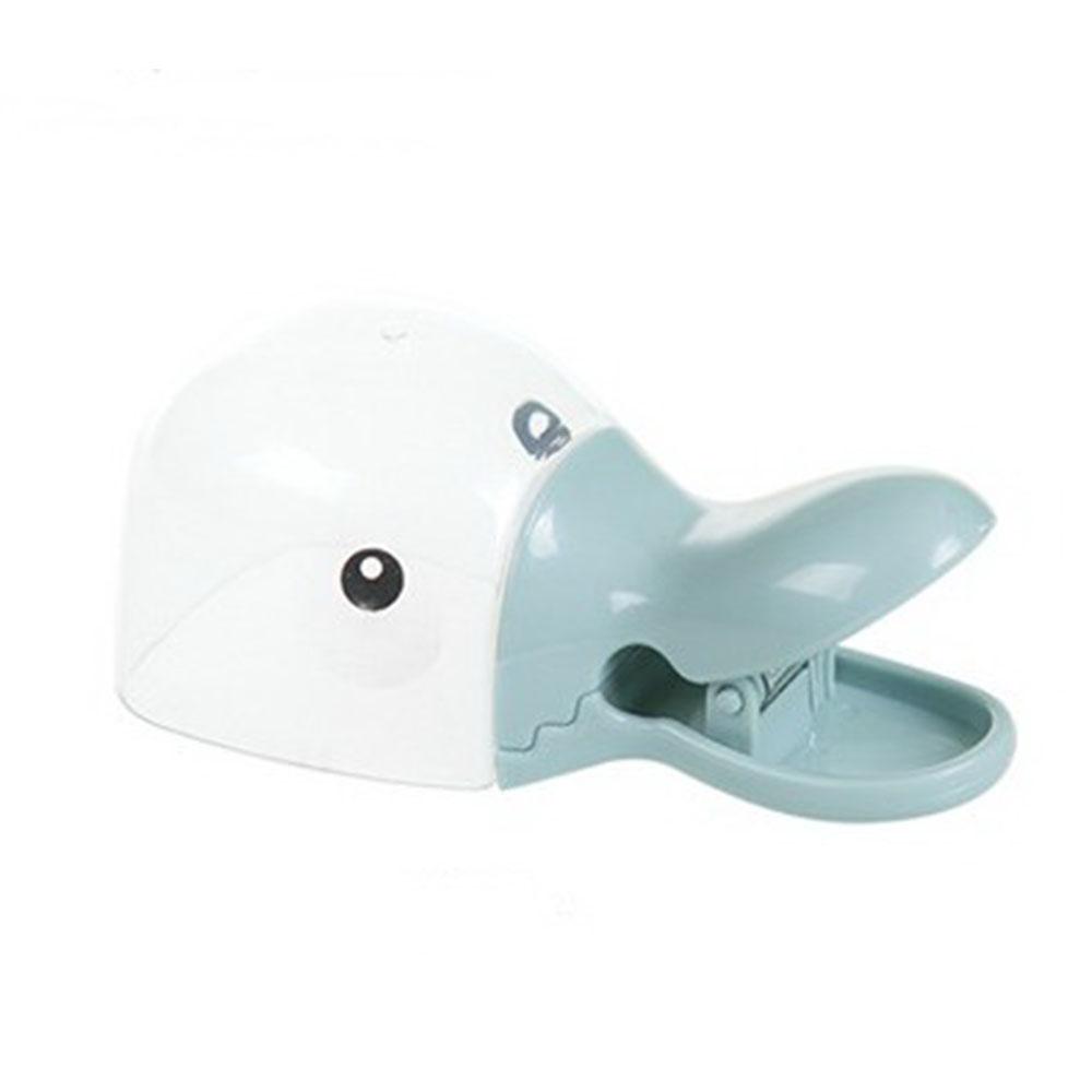 Household 2 in 1 Creative Duck Shape Plastic Shovel Handled Spoon With Bag Clip Food Sealing Clip Kitchen Accessories
