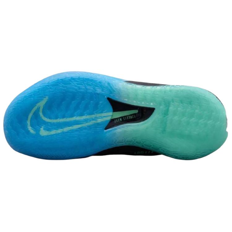 Nike Air Zoom GT Cut Basketball Shoes Unisex Low Top Black/Neon Green/Fluorescent Blue IX5225-001