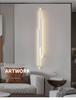 Nordic LED Wall Lamp for Study, Bedside, Luxury Hallway, Living Room, or TV Background.