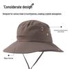 Sports Camping UV Protection Wide Brim Bucket Hat - Foldable, Breathable Sunshade for Travel & Mountaineering