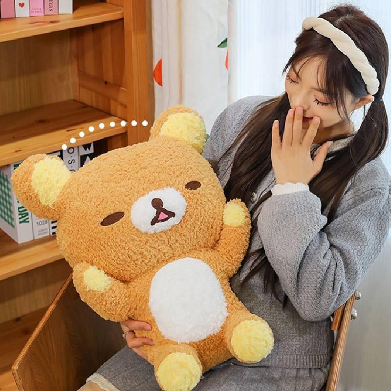 Rilakkuma Toy Plush Cartoon Bear Stuffed Animal Doll Home Decoration Kids Gift