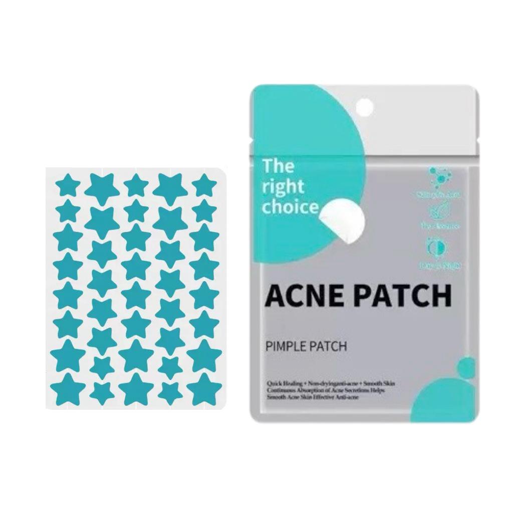 Official Star Acne Patches - 40 Clear, Invisible Hydrocolloid Patches for Pimple Absorption