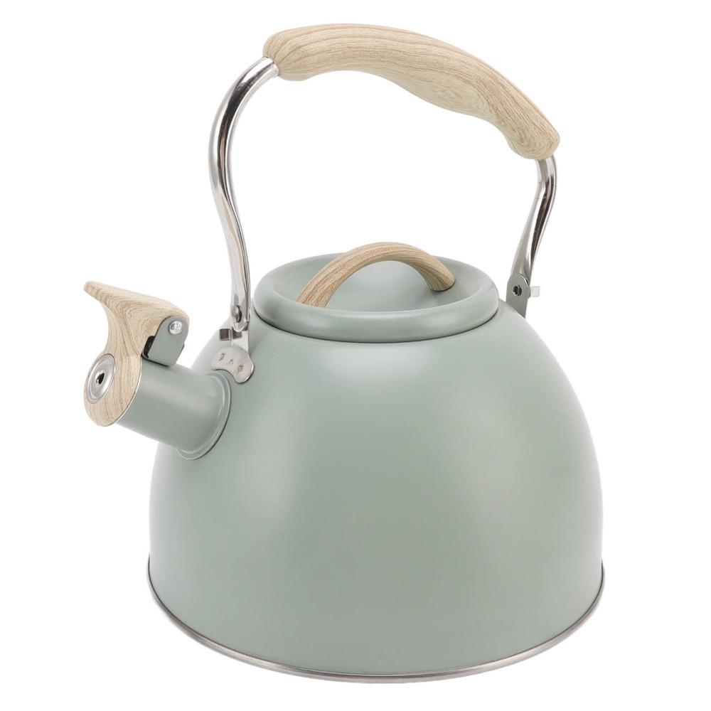 3L Capacity Whistling Tea Kettle Stainless Steel Stainless Steel Teapot Stovetop Tea Pot  Home Use