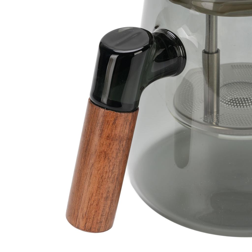 Teapot 750ml Thickened Glass Water Separation Tea Pot with Strainer for Tea Straining Brewing Pouring