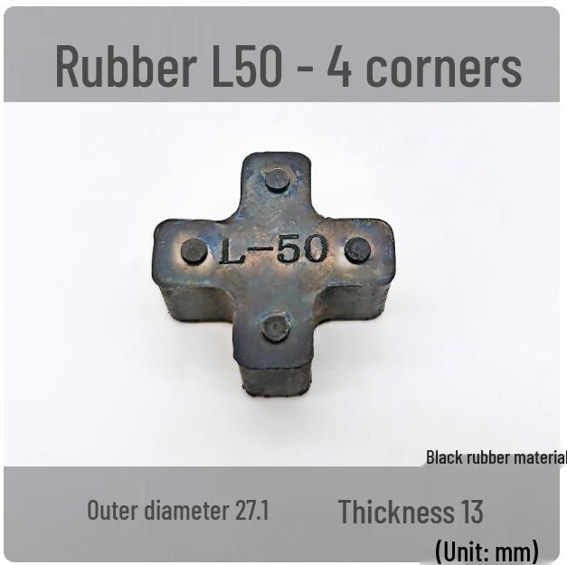 L-Shaped Hexagonal Rubber Shock Absorber Pad