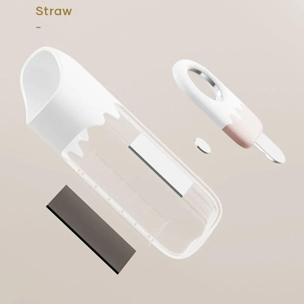 Large Capacity Magnetic Straw Holder Refrigerator Side Straw Container  Refrigerator Side