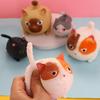 Antistress Sensory Angry Cat Stress Relief Balls Squeeze Cat Toy Fidget Cat Toys Squeeze Animals