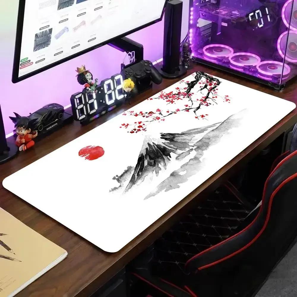 Mount Fuji Mouse Pad Large Computer Office Game Table Mats XXL Rubber Antislip Gaming Keyboard Mousepads Long Desk Pads X