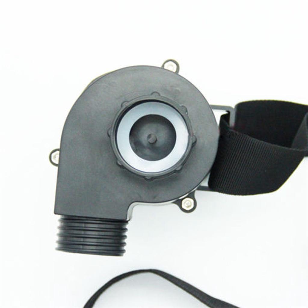 Electric Constant Flow Supplied Air Fed Full Face Gas Mask Spray Painting Tool Respirator System 100-240V