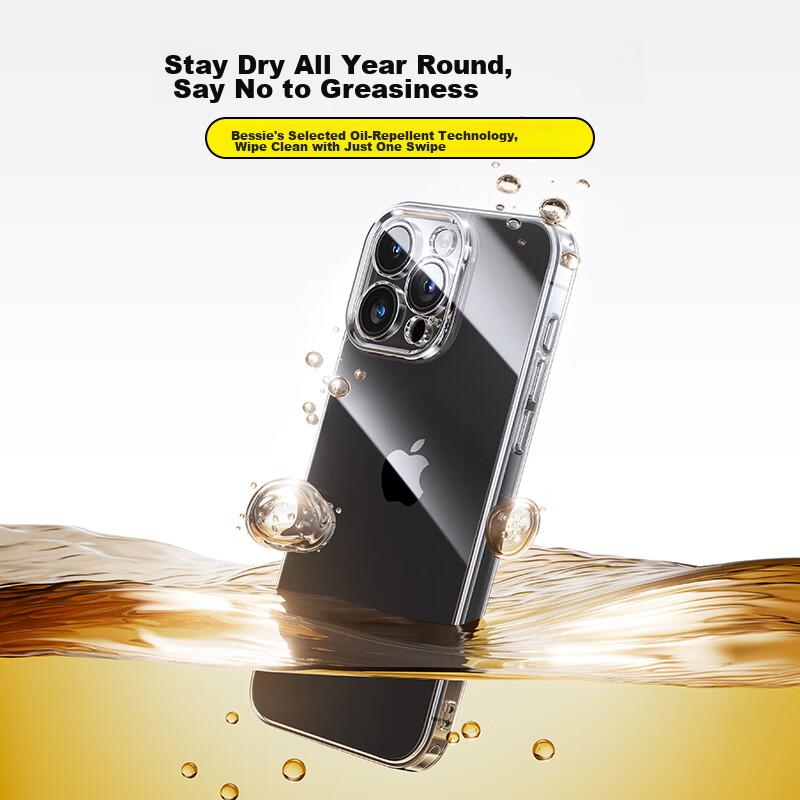 Baseus American CorningIPhone 16 Pro Case, Ultra-Thin Shockproof Full Protection Transparent Cover for IPhone 16 Pro, Premium Trendy Design