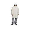 Adidas FW24 FUSTL P DJK LON Solid Water-Resistant Long Warm Sports Casual Hooded Down Jacket Men Jacket Light-Sesame Earth-Grey JM6178