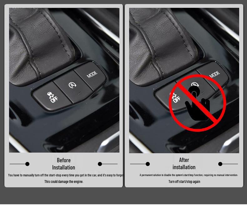 Cadillac XT Series Automatic Start/Stop Switch for XT5, XT6, XT4, XTST6, and ATSL