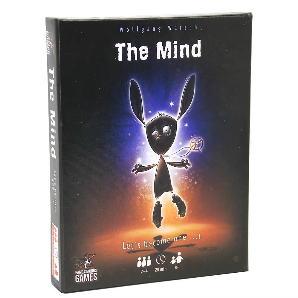 The Mind Card Game and The Mind Extreme Expansion Set Wolfgang Warsch Fun Cooperative Game for 2-4 Players Strategy Game English светло-желтого