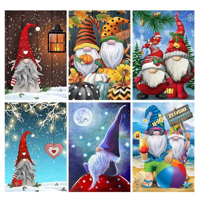 Pittura diamante fai da te Babbo Natale punto croce diamante ricamo zucca immagine strass mosaico regalo di Natale Pintura