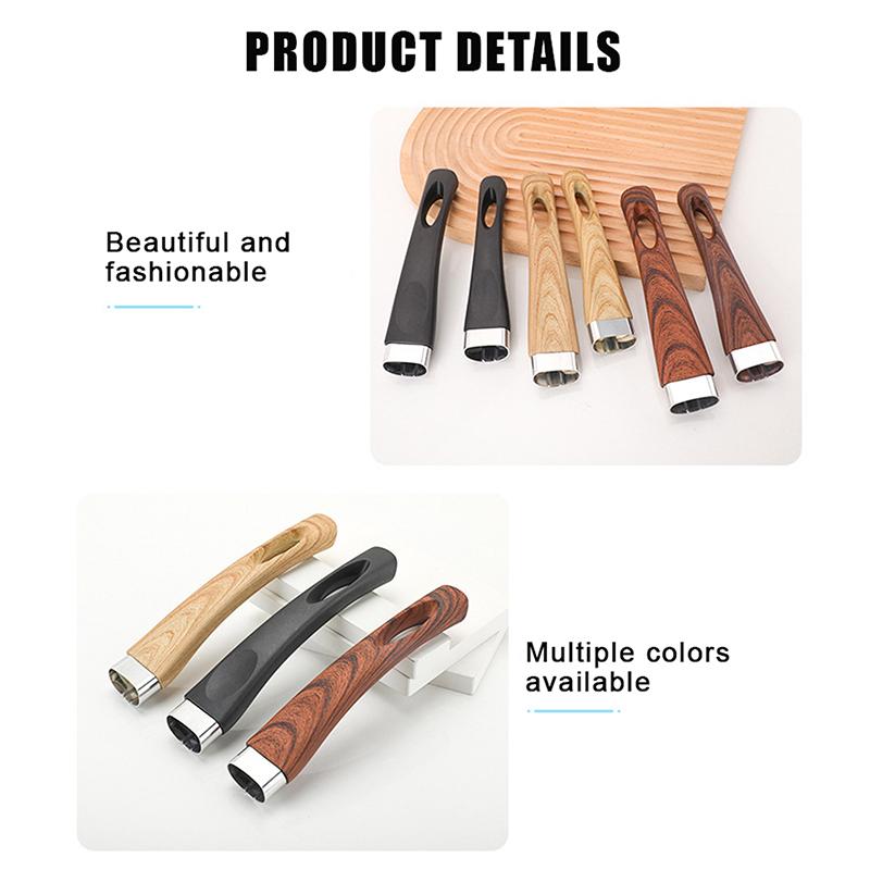 1 Pcs Bakelite Pan Pot Handle Anti Scalding Pan Universal Replacement Removable Bakelite Grip For Frying Pan Kitchen Accessories