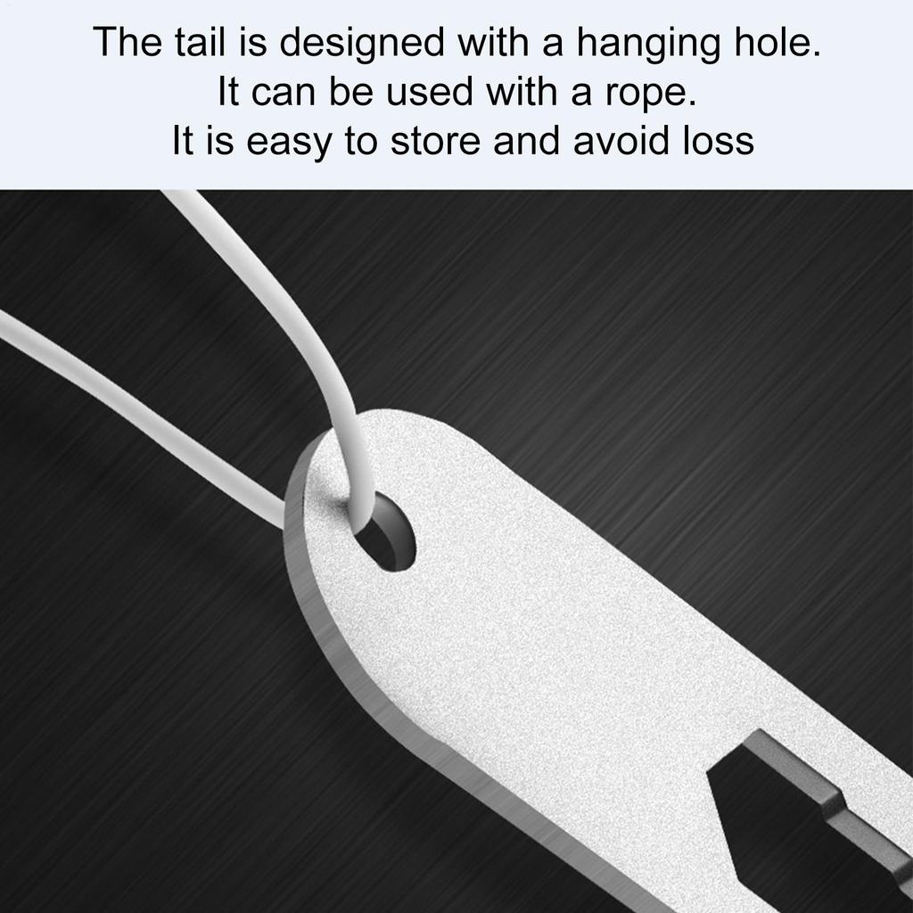 Fencing Tools for Barb Wire Cable Fixer Tightener Stainless Steel Barb Wire Twisting Tool with Hexagonal Holes for High-Strength