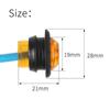 Trailer Side Marker Light Front Rear LED Indicator Front Rear Side Marker Light Indicator Clearance Indicator Lamp Caravan
