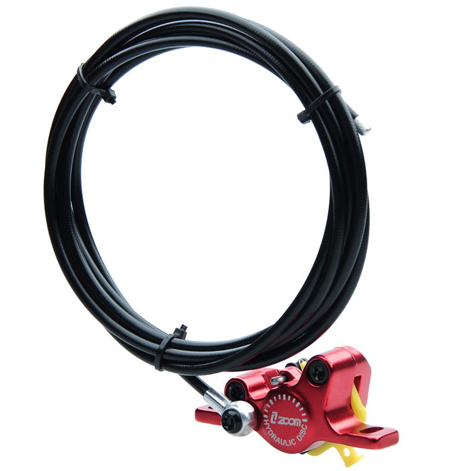 Zoom H875E MTB Hycline Ebike Hydraulischer Scheibenbremssattel 2-Kolben Power-Off Elektrofahrrad 160mm/180mm Rotoren Montageadapter