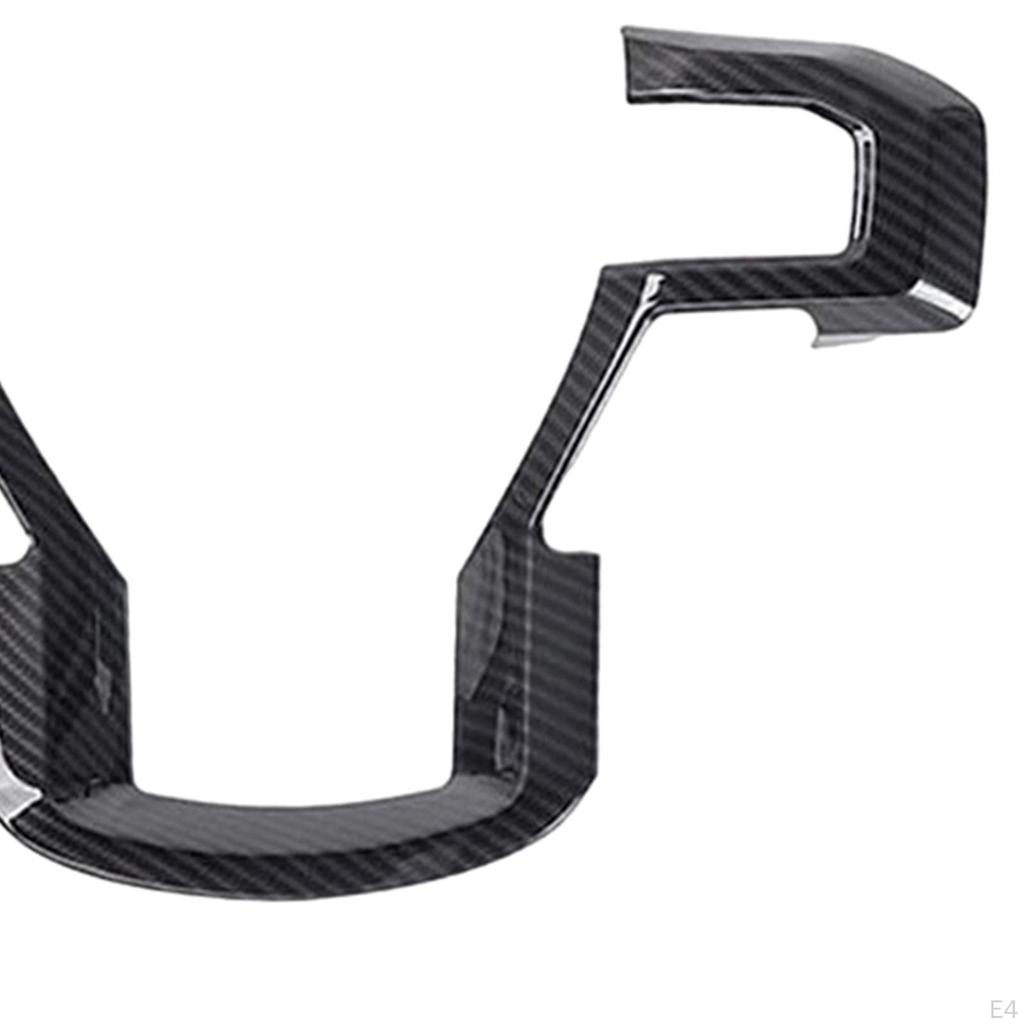 Steering Wheel Panel Cover Car Frame High Performance Easy Installation