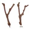Parrot Wood Stand Stick: Bird Perch with Pepper for Claw Grinding and Climbing.