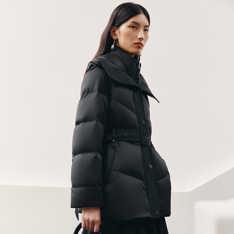 Women's Elegant Short 90% Goose Down Puffer Jacket