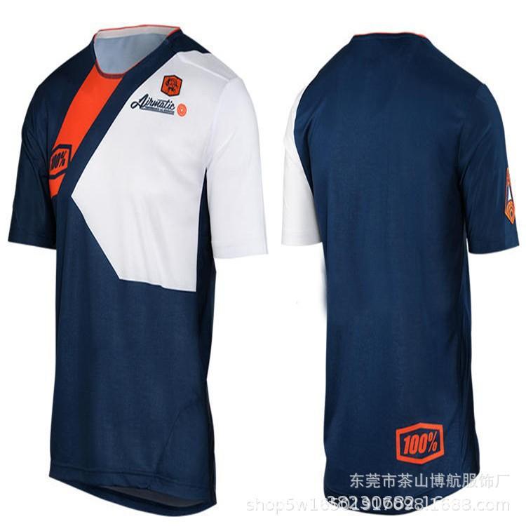 Grensoverschrijdende populaire outdoor sportkleding, off-road fietskleding, downhill pakken, korte tops, clubuniformen, T-shirts met ronde hals, truien