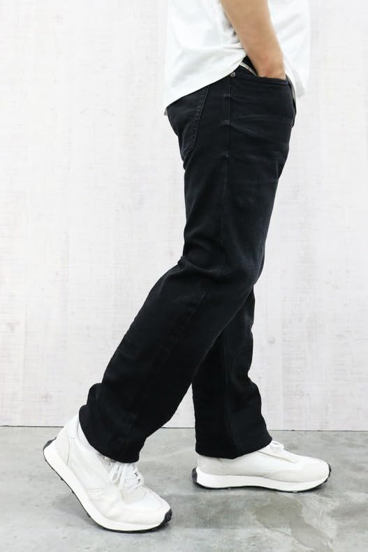 Rovné džínové kalhoty LARKEE A00891R9D48 02 Černé 30 [Diesel] Pánské LARKEE-XR9D48