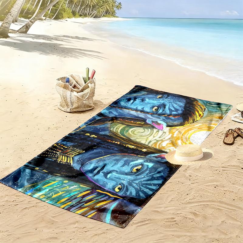 Avatar Print Beach Towel, Large Soft Quick Dry Towel for Beach Camping Swimming