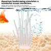 Artificial Coral Silicone Fluorescent Simulation Aquarium Fish   2‑Color Tube Decoration