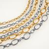 1 Meter Stainless Steel Large Heavy Chunky Hip Hop Punk Link Gold Color Chains DIY Jewelry Materials Handmade Necklace Bracelet