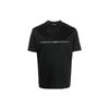 FW23 Solid Color Letter Print Crew Neck Short Sleeve T-Shirt Men Tops Black 6R1TDJ-1JUVZ-0999