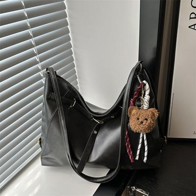 Borsa Tote Retro di Grande Capacità, Borsa da Donna alla Moda a Doppia Spalla, Borsa a Mano alla Moda e Casual, Borsa Sottospalla Semplice e Versatile
