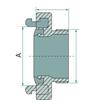 Storz Fixed Connector DN 25D External Thread 1" 31 BSP for Drip Line