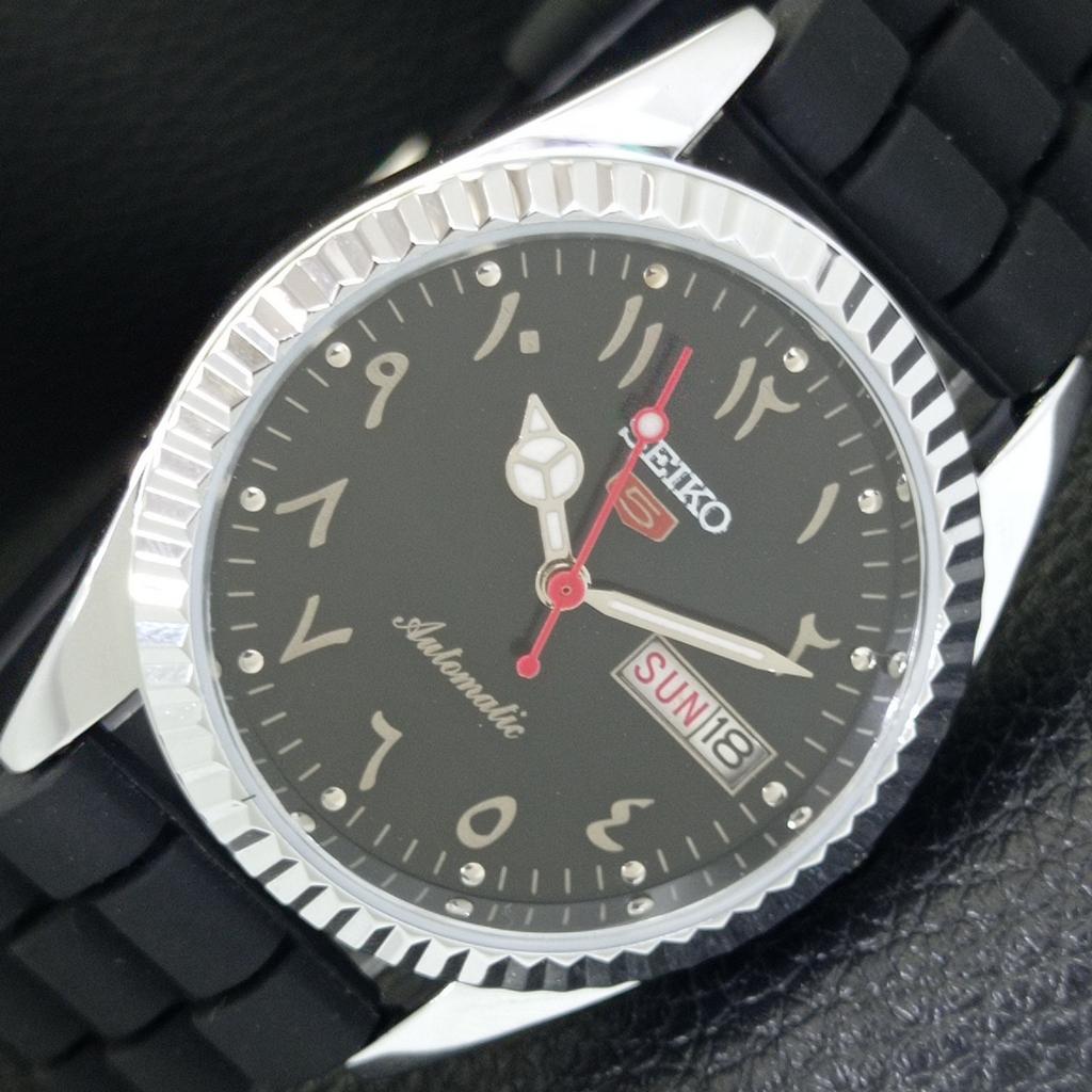 

AUTOMATIC VINTAGE REFURBISHED SEIKO 5 JAPAN 6309A MENS ARABIC WATCH a441470-5 Sk-a441470