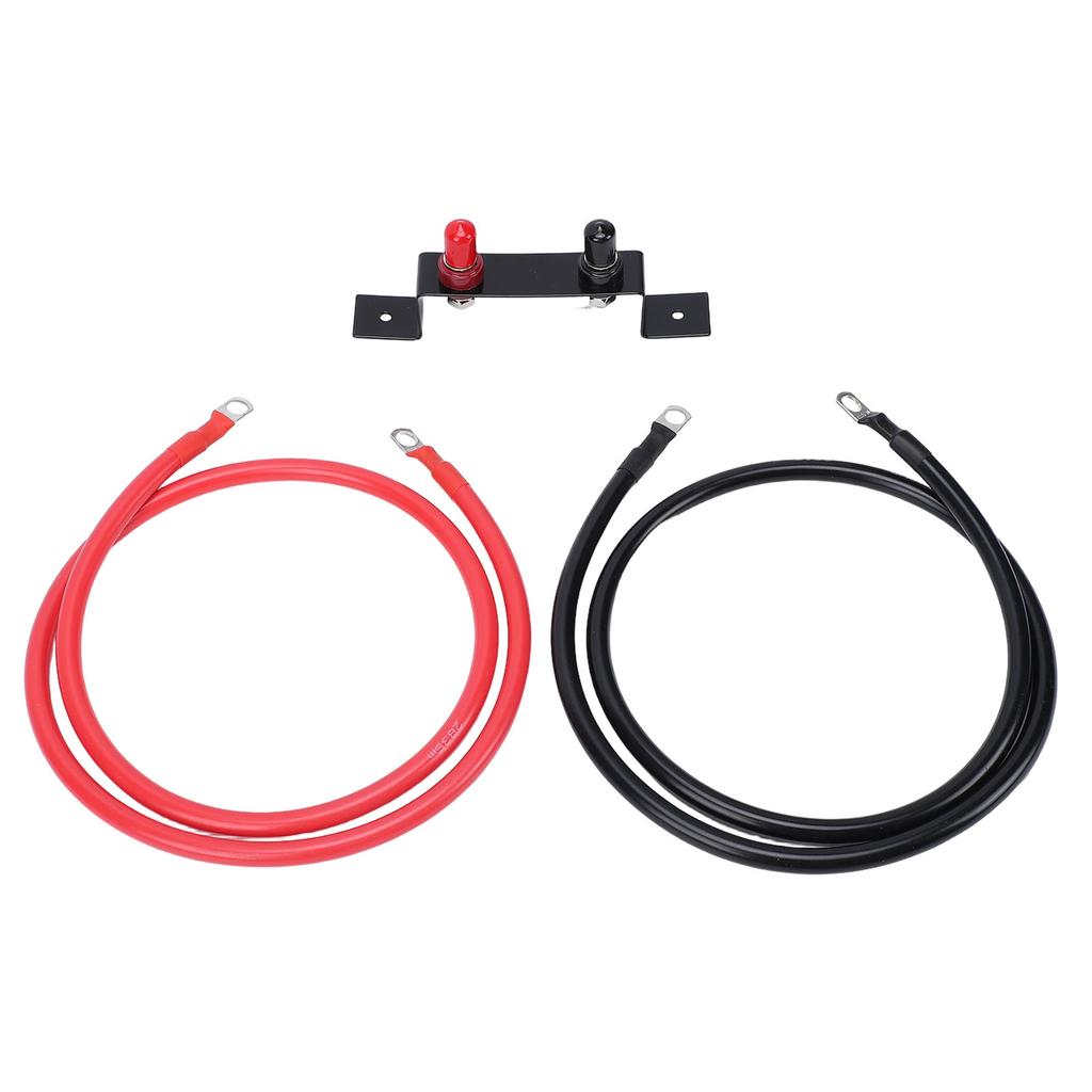 Car Remote Battery Terminals 4AWG 1.2M Battery Jump Post Relocation Kit for UTV ATV Car Trucks RV Tractor Boat