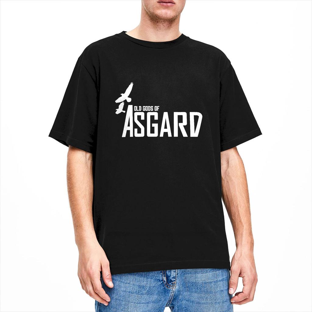 Mens T Shirt Alan Wake Old Gods Of Asgarde TShirts Harajuku Beach Tee Shirt Vintage Cotton Clothes Gift