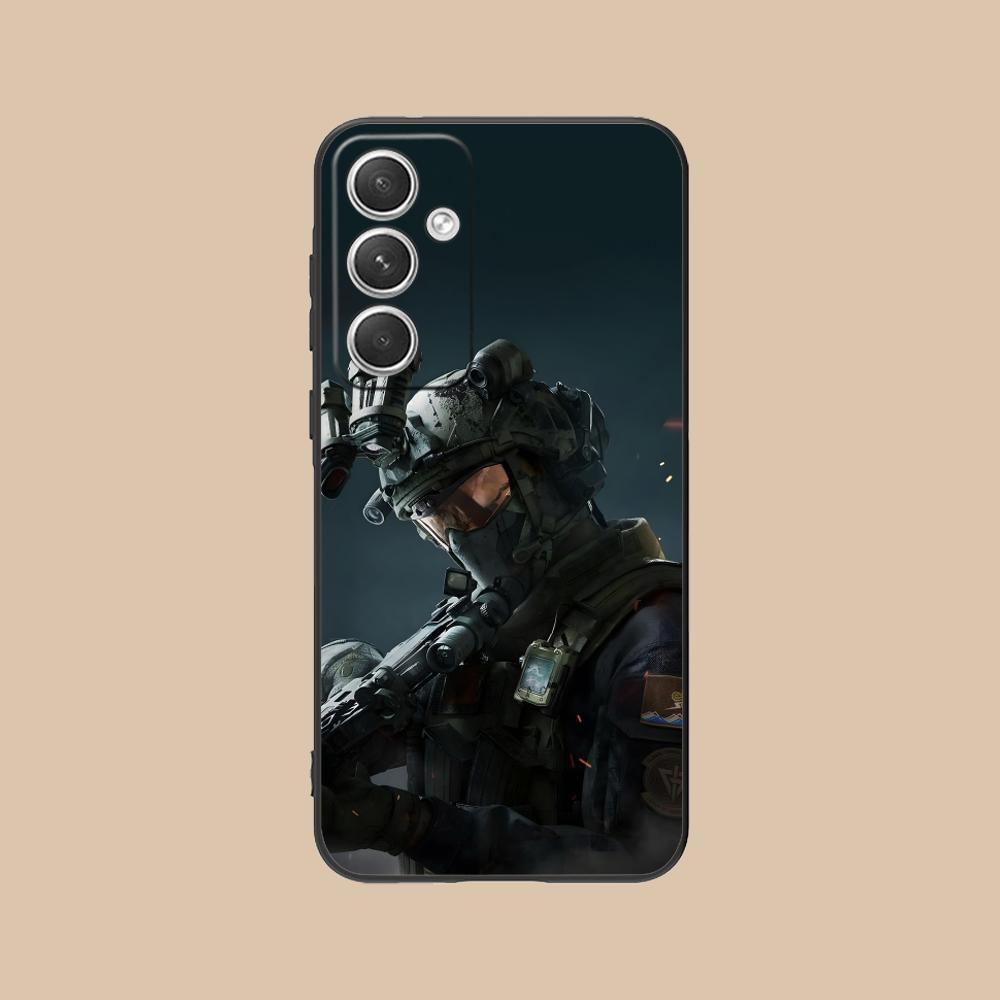 Game Delta Force Matte TPU Mobile Phone Case for Samsung Galaxy S26 S25 S24 S23 S22 S21 S20 Note20 Plus FE Ultra Colorful Cover