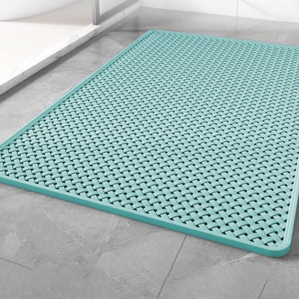 Textured Surface Non-Slip Bath Mat Machine Washable Floor Mat Comfort Shower Mat  Spa