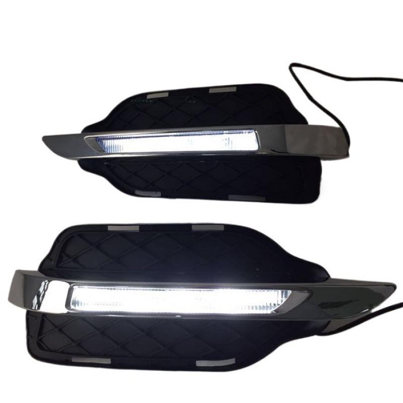 Compatible LED Daytime Running Lights for 2013-2016 Mercedes-Benz W204 GLK300, GLK350, GLK500