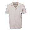 Men's Dove Waffle Short-sleeved Shirt and Shorts Set with Drawstring PANAME BROTHERS