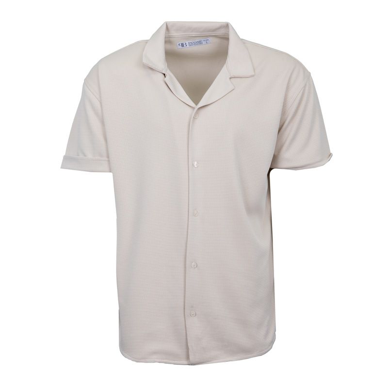 Ensemble chemisette short gaufré cordon dove Homme PANAME BROTHERS