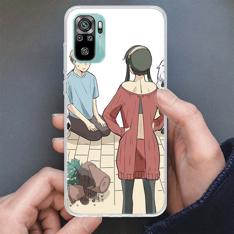 Spy×Family Anime Phone Case For Xiaomi Redmi 9 9A 9C 9T 10 10A 10C 8 8A 7 7A 6 6A S2 K20 K40 Pro Soft Cover Silicone Shell
