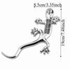 ABS Material Led Car Lamp Waterproof Solar Warning Light Gecko Sticker  Motorcycle Use