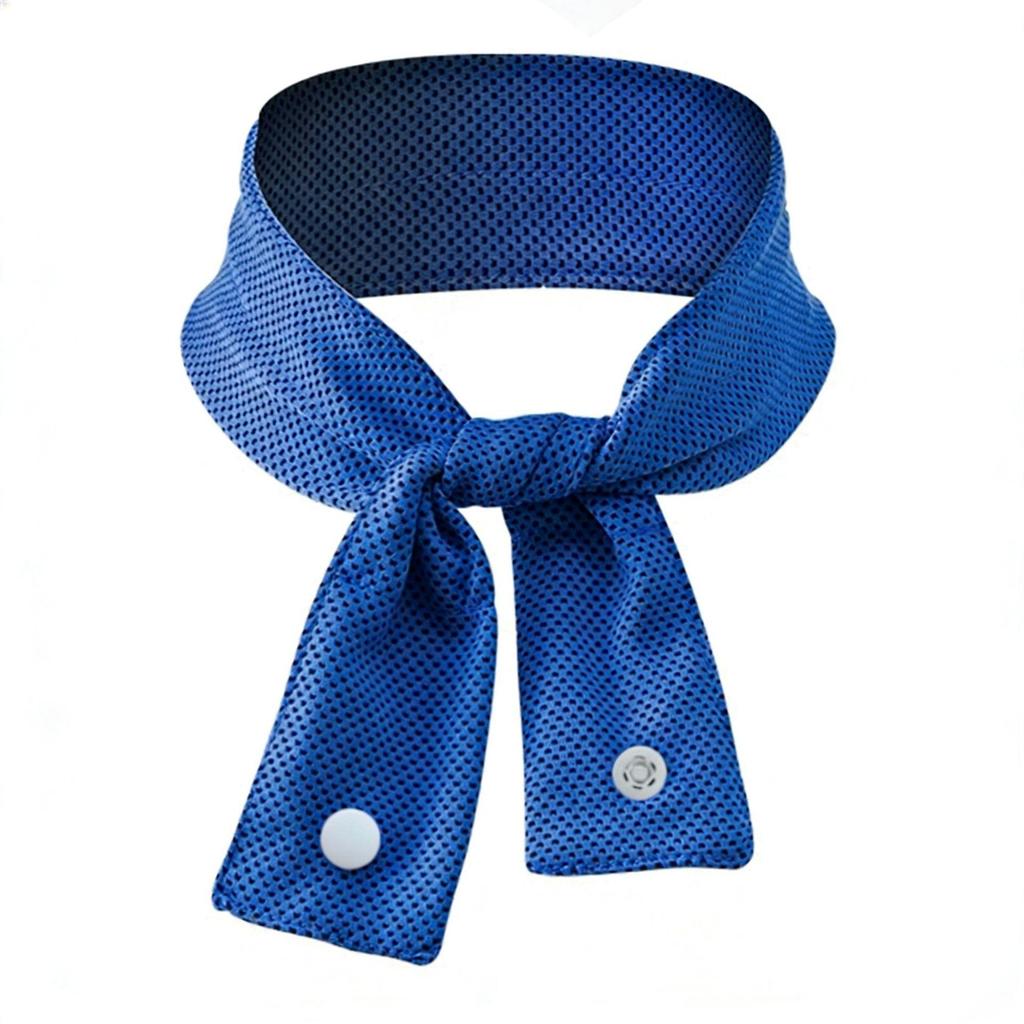 Multi-functional Absorbent Cooling Scarf and Wrist Towel with Button