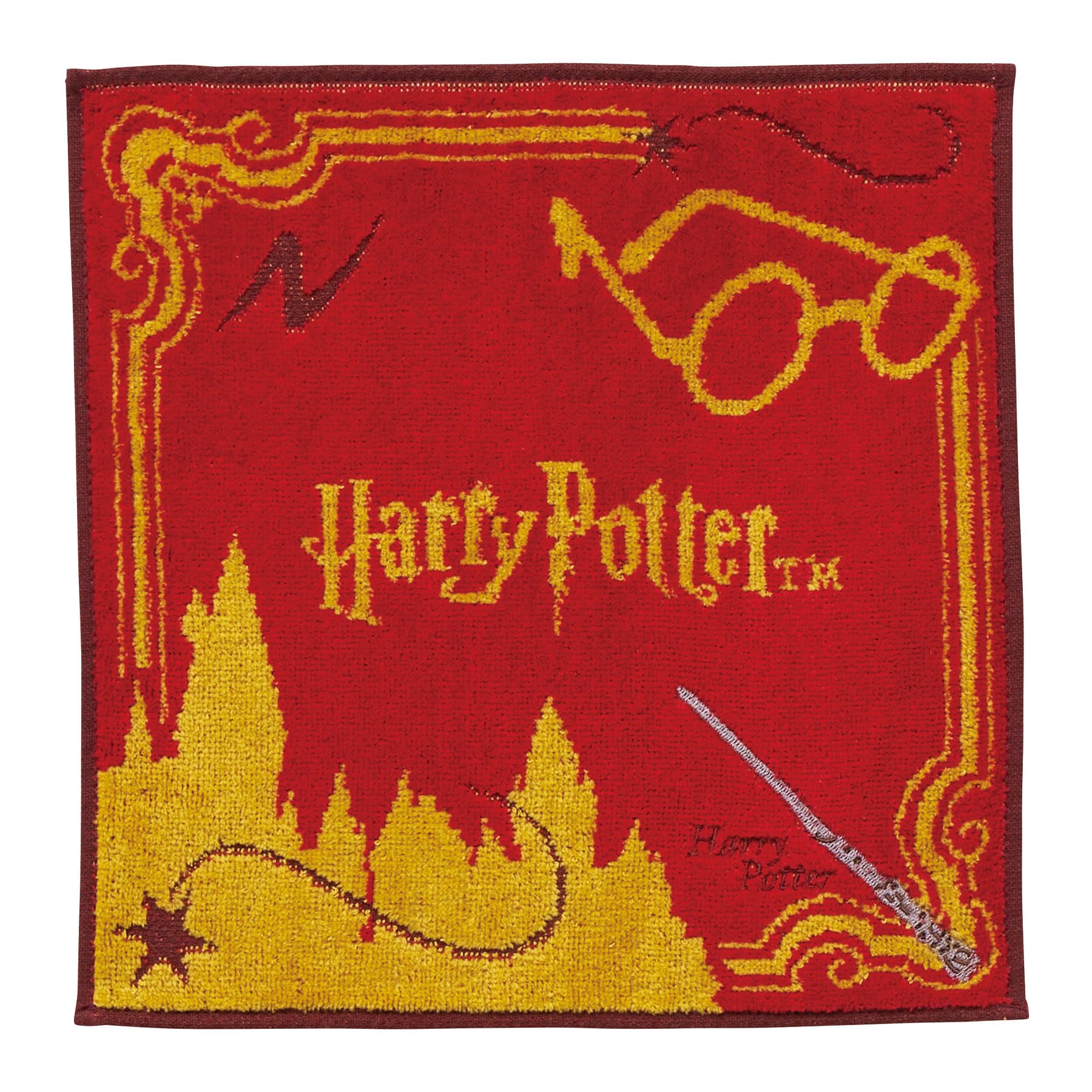 

Marushin Mini Harry Potter Wand Organic Character Antibacterial and Odor Perfect Gift for 4105031300 Towel, Handkerchief, 100% Cotton, Design,
